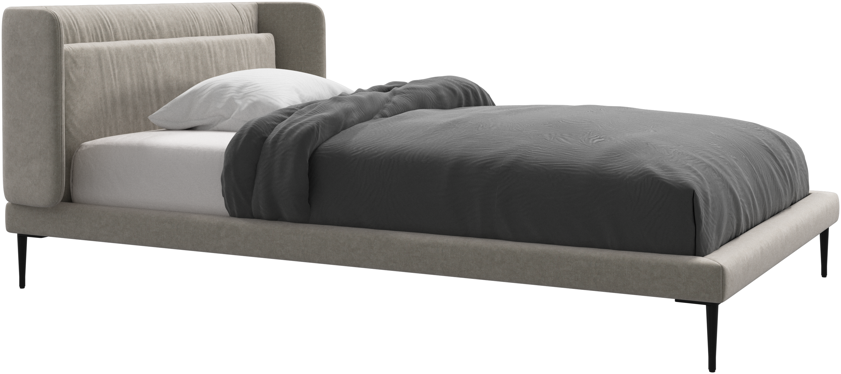 【美品】BoConcept ベッドフレームAustin キングサイズ デザイナーベッド | デンマークデザインの家具 - メタル製